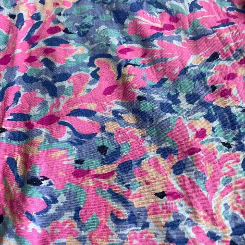 Lilly Pulitzer Girl's Long Sleeve Henley‎ Top Shirt - Size Large (8/10)